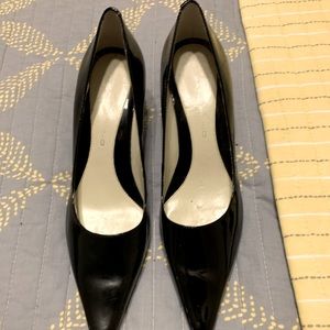 Cute Patent Leather Kitten Heels